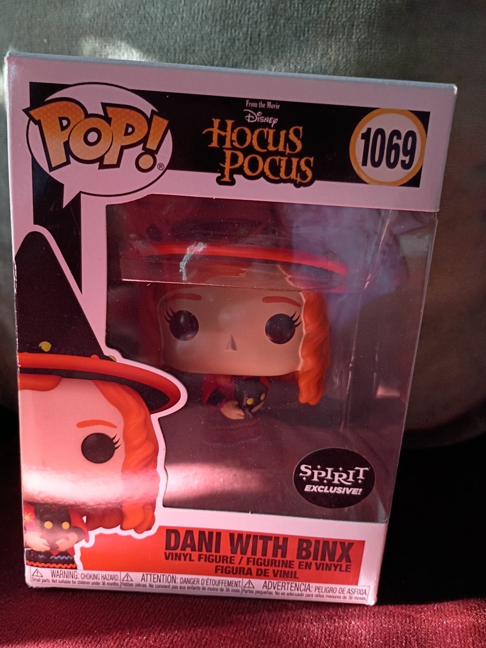 Funko Hocus Pocus Dani with Binx Vinyl Figure - Pink/Orange